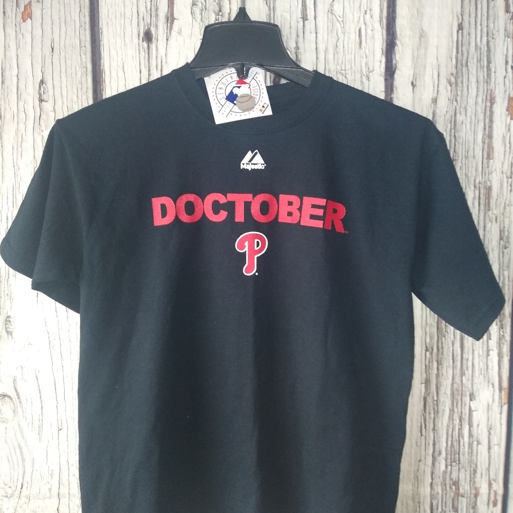 Roy Halladay #34 Doctober 2010 Philadelphia Phillies S/S T-Shirt Youth XL NWT!